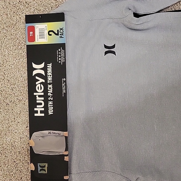 NWT Hurley thermal long sleeve set size 7/8 - Picture 4 of 4